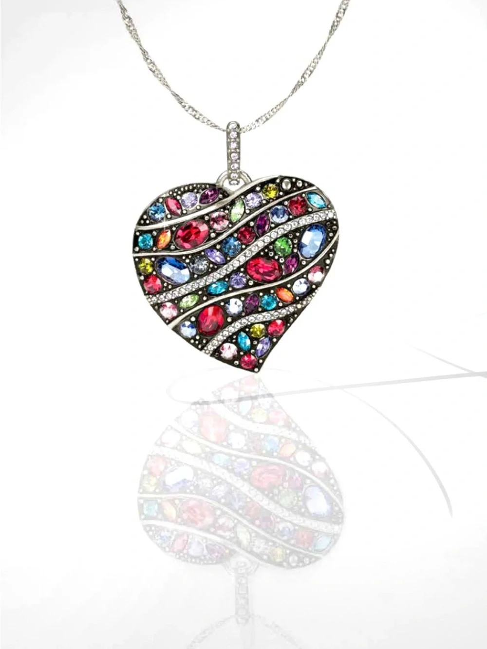 🆕🏷️BRIGHTON VTG+ SLVR SWAROVSKI CRYSTAL ‘TRUST YOUR JOURNEY’ SET! MSRP $265